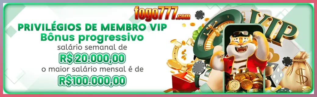 FOGO777 bônus — cashback 15 por cento e níveis VIP